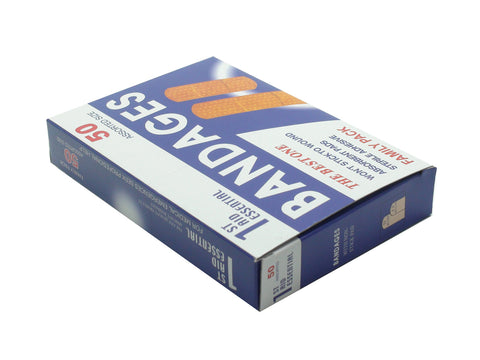 50pcs Waterproof First Aid Band Aid
